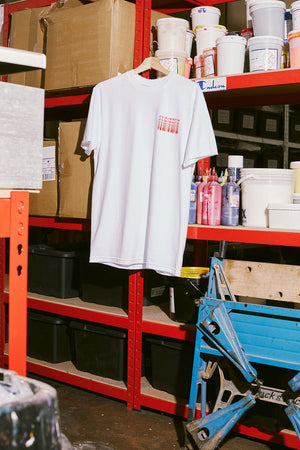 Our Leeds based screen printing facility can offer small runs of 20 garments up-to large runs for wholesale and global brands. Talk to one of our advisors today about booking your next batch of screen printed tees, hoodes, tote bags or other streetwear.
